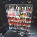 Clear Acrylic Nail Polish Salon Wall Display Storage Rack